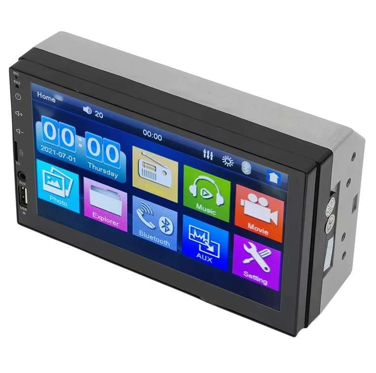 Mp5 Player 7023 Car Bluetooth Handsfree Reversing Rear View Multimedia Player 7 Inch Hd Screen 2Din