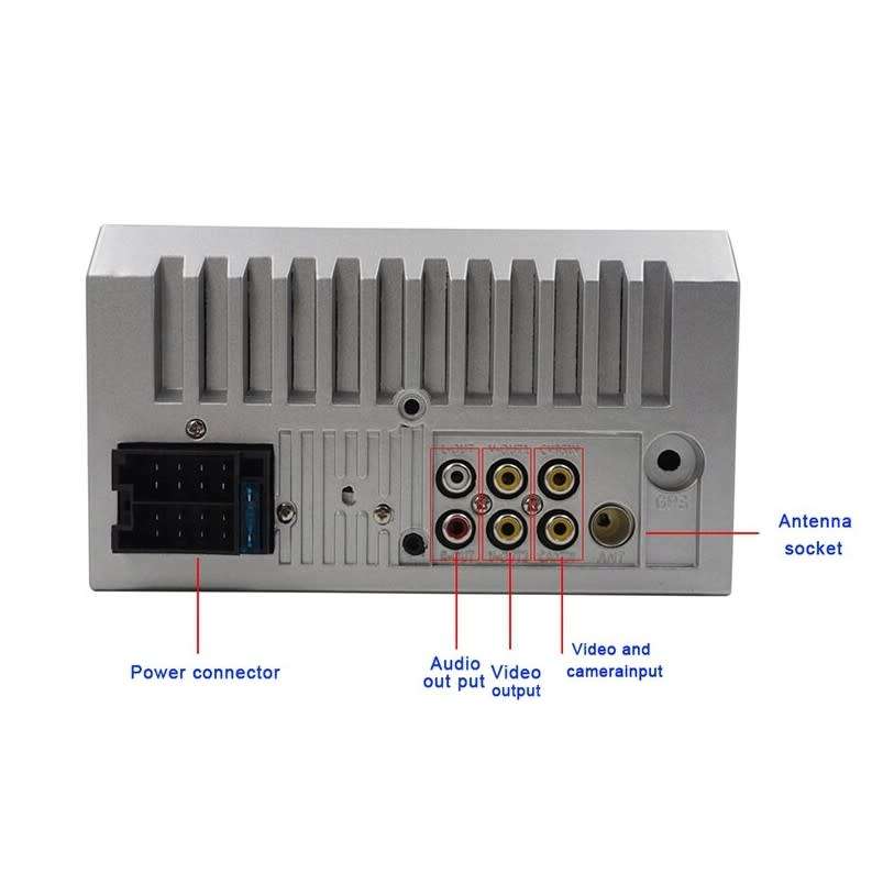 Mp5 Player 7023 Car Bluetooth Handsfree Reversing Rear View Multimedia Player 7 Inch Hd Screen 2Din