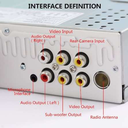 7 Inch Single BT Din BT MP5 Player with Touchscreen Car Stereo FM Radio android Mirror link