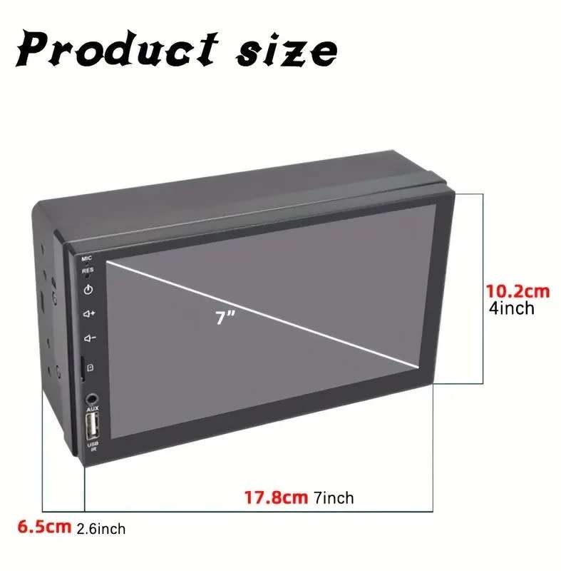 SOAK Android TS7`Touch Screen GPS Car Radio Google Maps Wifi 32GB Storage, Designed VORDON in EU