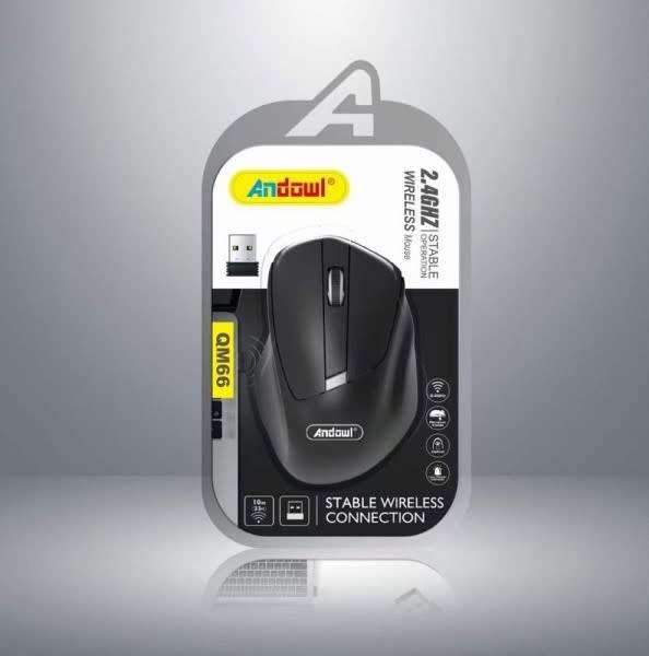 Ergonomic Wireless Mouse 2.4GHz Wireless 1600 DPI