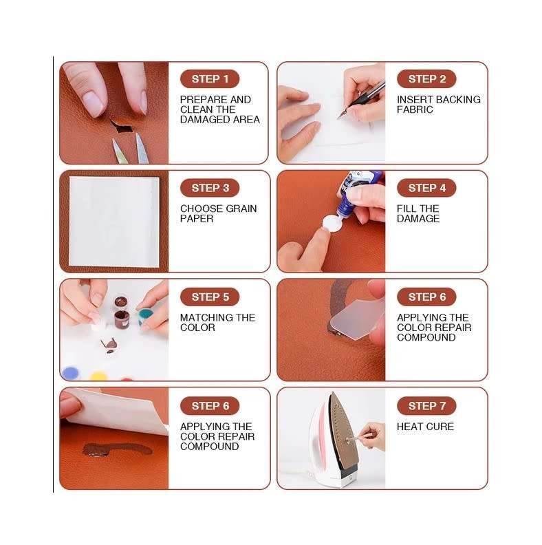 DIY Leather and Vinyl Repair Kit XF-06