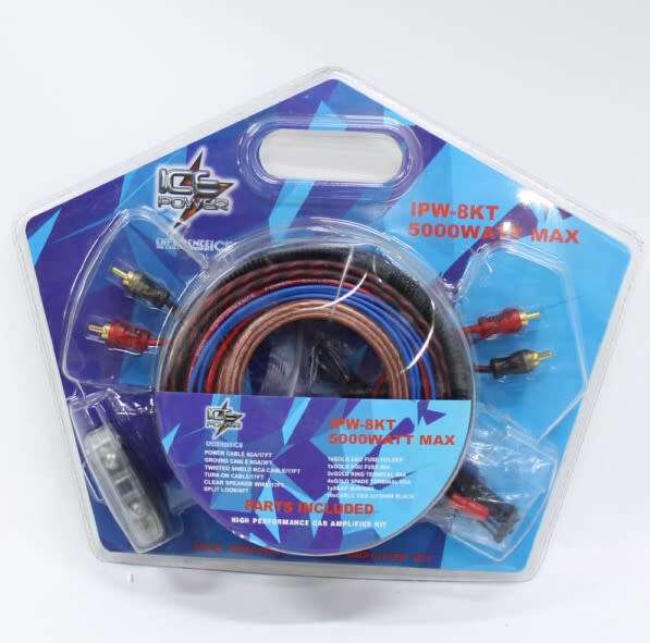 Ice Power IPW-8KT 8Gauge Car Audio Wiring Kit