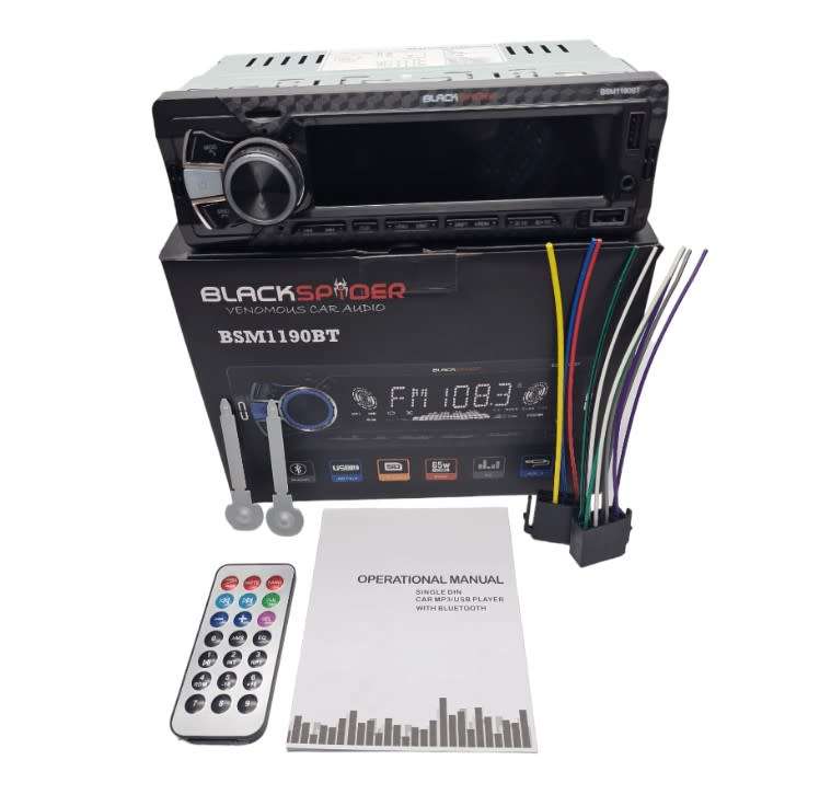 Blackspider BSM1190BT Media Player with Bluetooth 65w x 4