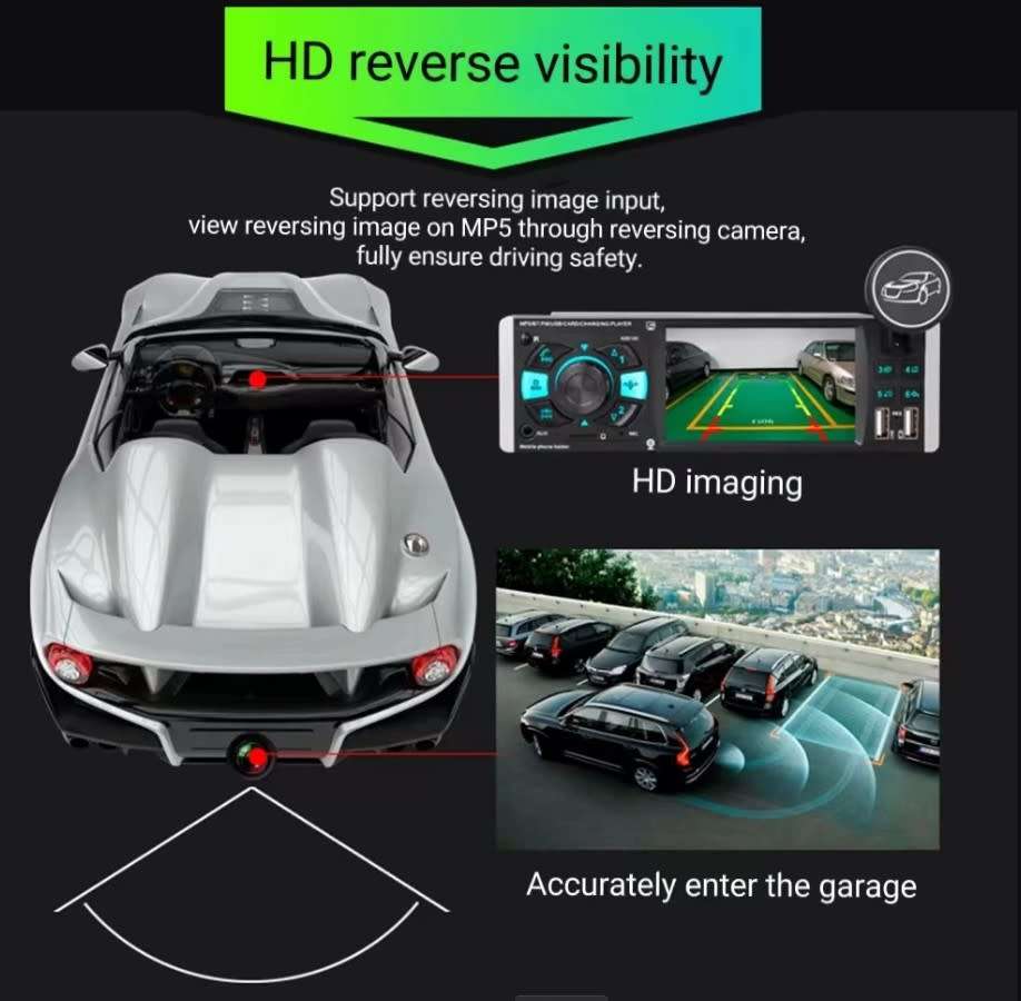 Yf-4053 HDP5 4.1 inch 1080p Single Din Radio Single Din Head unit