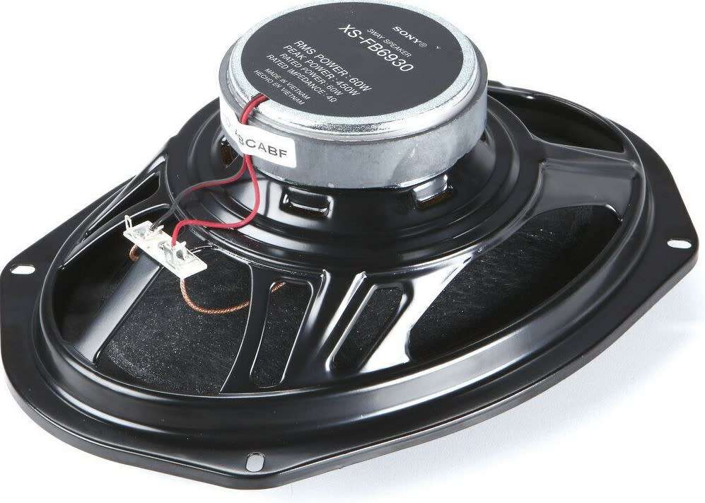 Pervoi 6x9` 4-way 600W Max 80W RMS Power Car Audio Speaker XS-FB6930-6