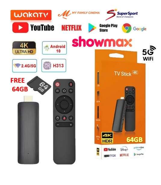 64GB Android 12 H313 Allwiner Tv Stick 5g Wifi Capable