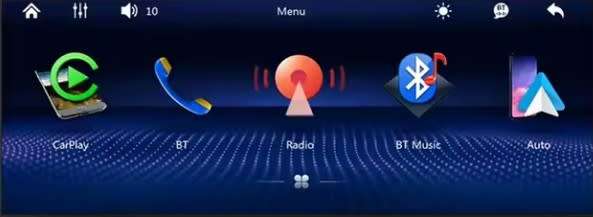 6.9 inch 1080p built in Carplay Android Auto MP5 Radio Touch screen Single Din