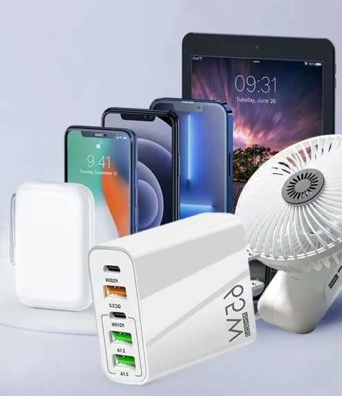 10 X Olesson 48W USB C Charger, 5 Port USB Charger