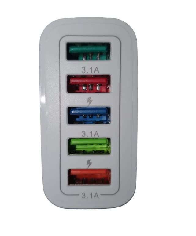 10 X Olesson 48W USB C Charger, 5 Port USB Charger