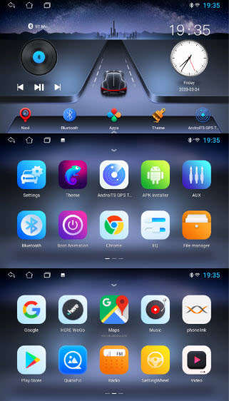 64GB SOAK Android 13 Inch Touch Screen GPS Car Radio Google Maps Wifi, Designed VORDON in EU