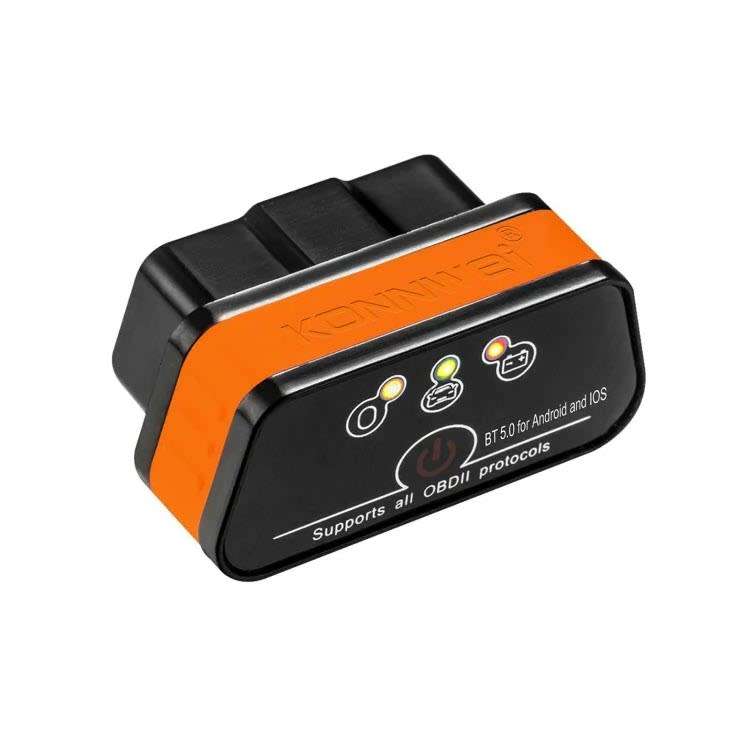 KONNWEI KW901 Android Phone Universal OBD2 Car Bluetooth 5.0 Diagnostic Scan Tools(Orange)