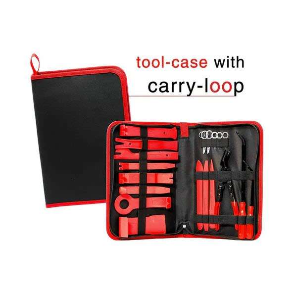 19Pcs Professional Car Trim Removal Kit with Case