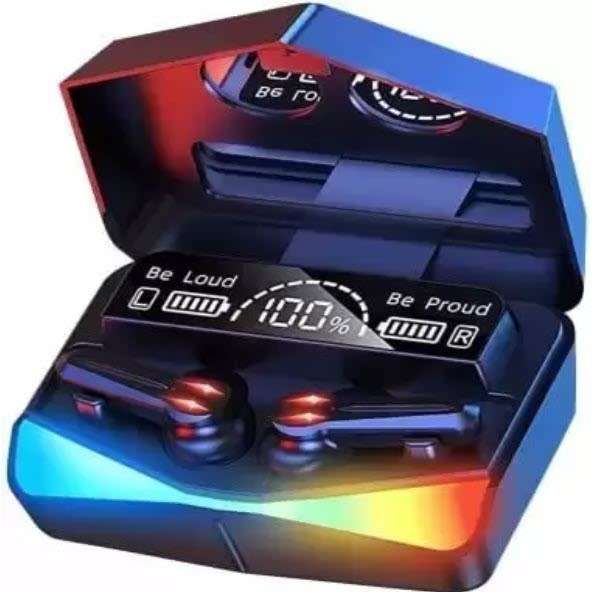 Wireless M28 Earphones with Power Bank - iOS & Android Compatible