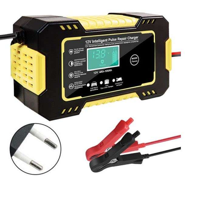12V Intelligent Pulse Charger With LCD Q-DP1520 Suitable all Battery types