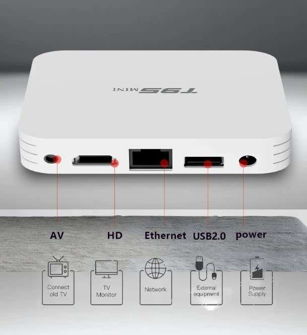 T95 Mini Smart Tv Box Android  10.0 4K HDR  Allwiner Quad Core CPU 16GB