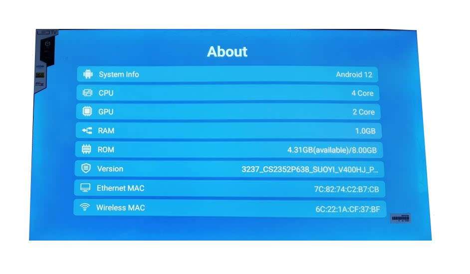 Excellently priced Great build Quality Google Smart 42 inch Led Television on market FUSSION HD