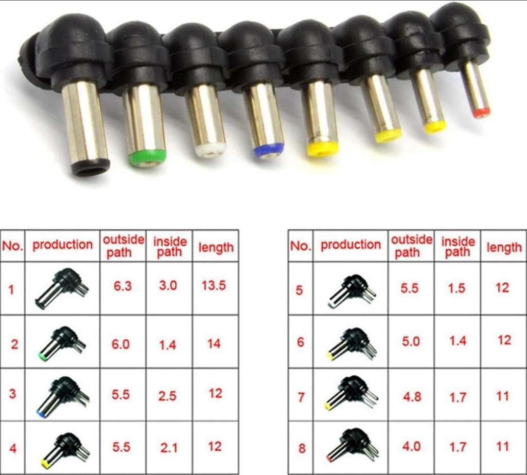 Universal Laptop ,80W DC Car Charger, DC Adapter 15-24V Adjustable Multifunction Power Supply