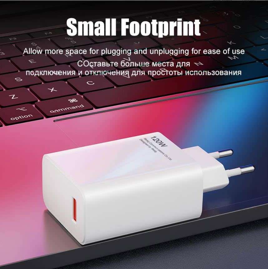 Olesson 120W Super Fast Charging USB Charger including 5A Cable