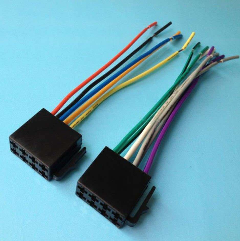 Replacement Universal ISO Standard Wire Harness Female Adapter Connector Cable Radio Wiring