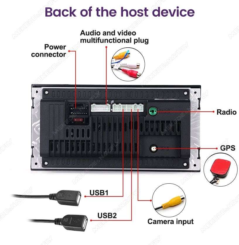 UltraSonic 4 Core Toyota Plug & Play 4GB Ram Android 13 Radio,  Touch Screen GPS  Google Maps