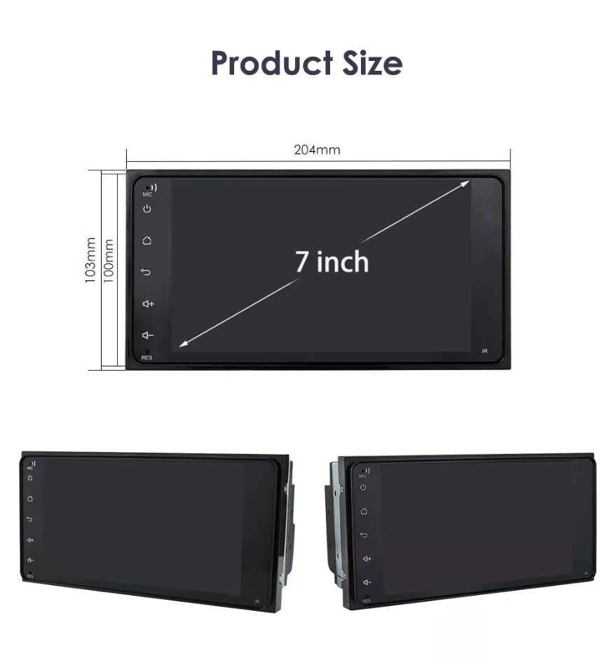 UltraSonic 4 Core Toyota Plug & Play 4GB Ram Android 13 Radio,  Touch Screen GPS  Google Maps