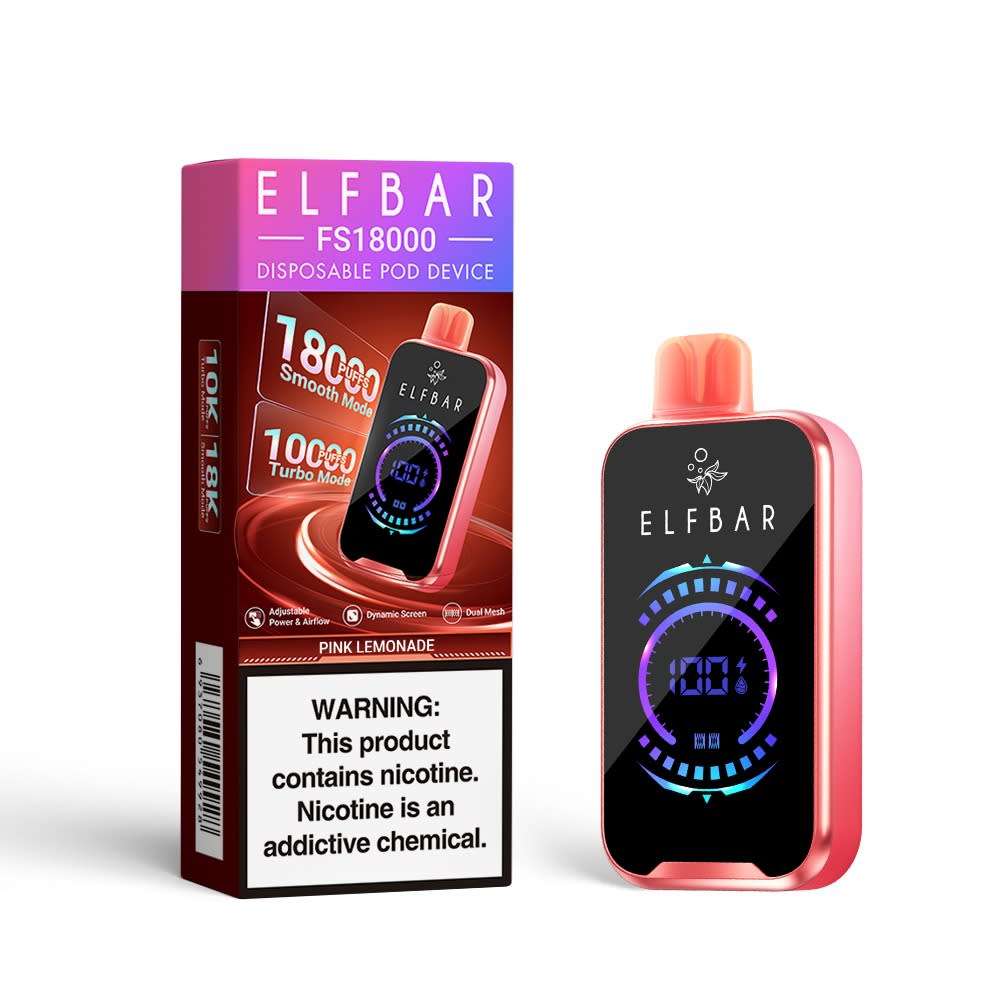Elfbar FS18000 Disposable Pod Device Pink Lemonade