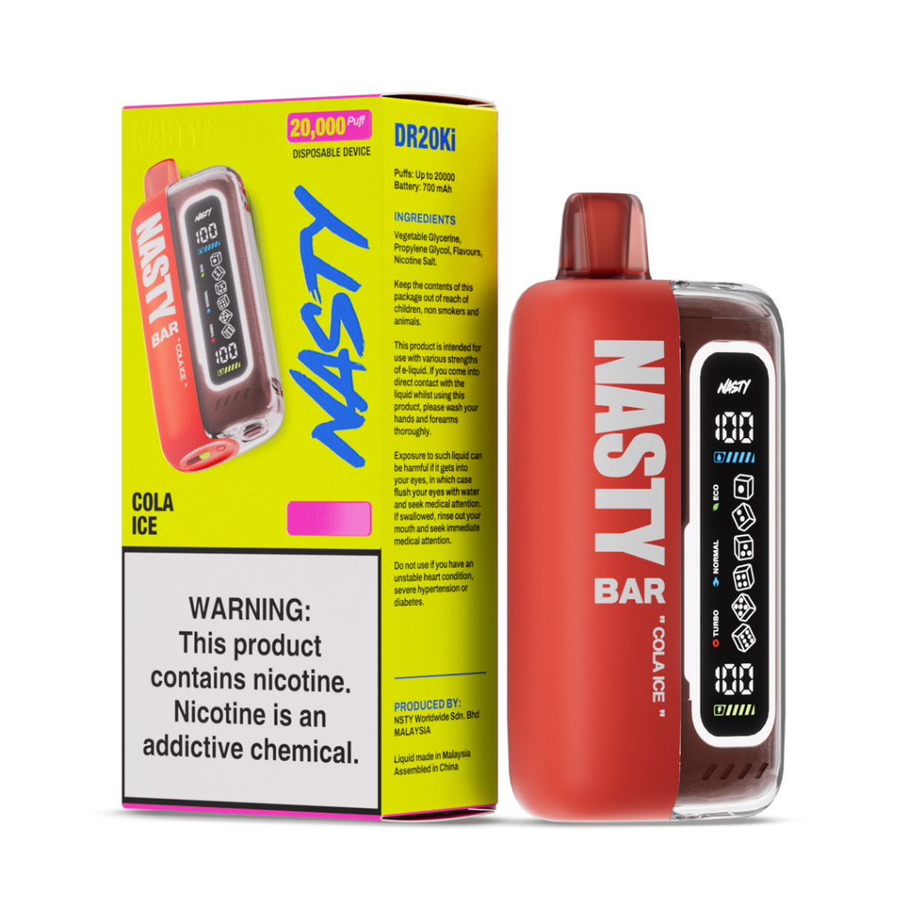 Nasty DR20Ki Cola Ice Box of 10