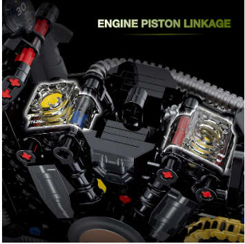 Harley Davidson Sportster Building Blocks 1:8 scale