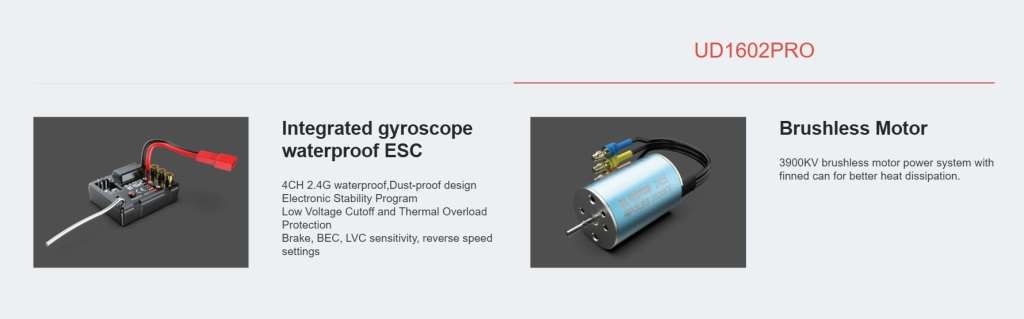 UDI RC UD 1601 Pro Breaker Drifter 1:16 scale