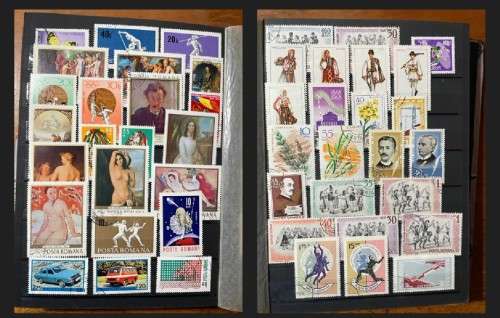 A5 Stockbook filled with stamps from Romania