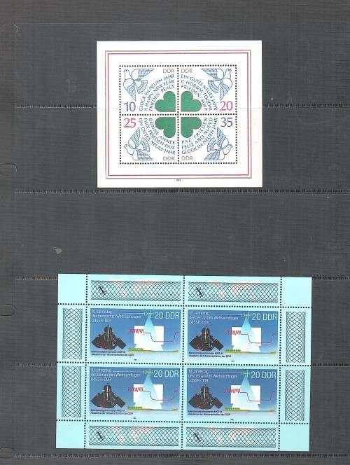 Germany (DDR) 18 x Miniature sheets