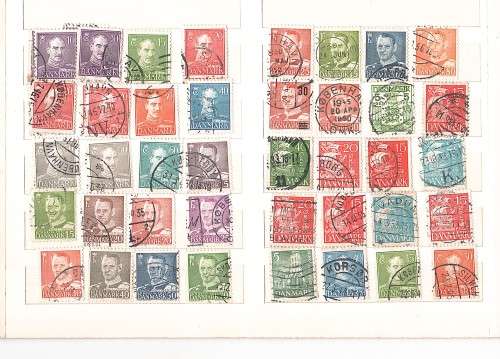 Denmark - 150+ used stamps