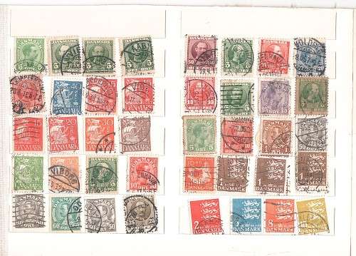 Denmark - 150+ used stamps