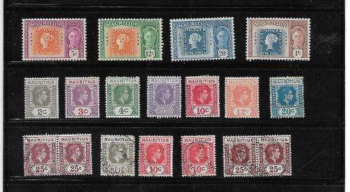 Mauritius  - George VI MH and used