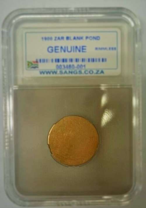 1900 Rare Blank (Kaal) Pond Rimless- Authenticated - Rare Find - kaalpond