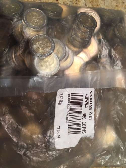 2014 Sealed Bag R5 - 400 in bag - As issued by SA Mint - 20 years of Freedom - Bid for bag