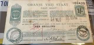 Post Noote - Oranje Vrij Staat Collection - set of 8 notes - Make an offer