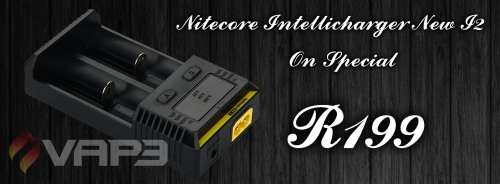VAPE Nitecore New i2 Vape battery Charger E-cigarette - vape