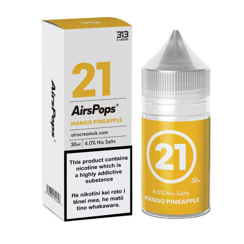 Airpops 313 Vape liquid- No.21 Mango Pineapple