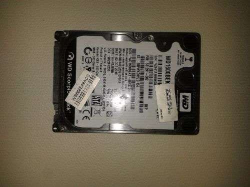 160gb SATA laptop hard drive
