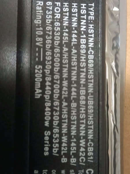 New replacement battery for HP 6530b 6540b 6730b laptop