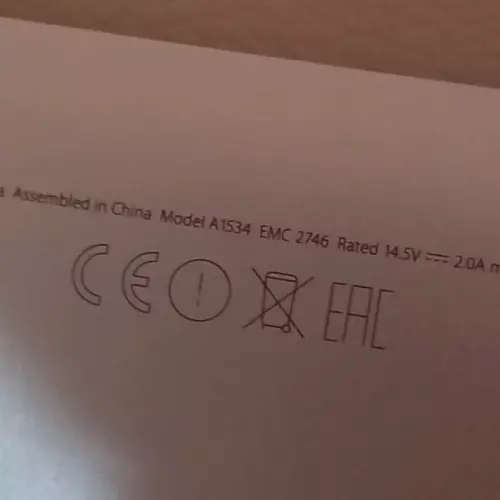 MacBook Pro A1534 battery / bottom cover / speakers