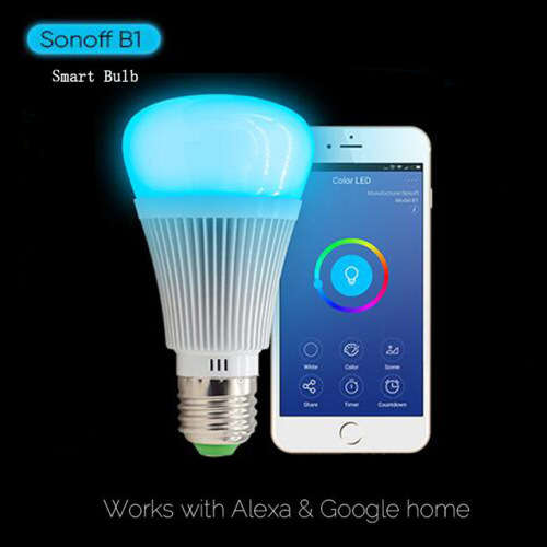 *Local Stock* B1 Dimmable E27 Smart WIFI LED RGB Color Light Bulb