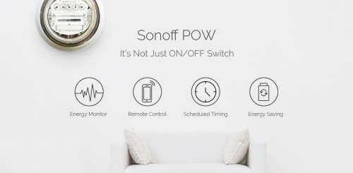 *LOCAL STOCK* 2 Pack Sonoff POW (Save Power) 16A DIY Wi-Fi Wireless Switch For Smart Home