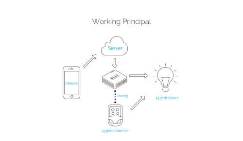*Local stock* SONOFF DIY Wi-Fi Wireless Switch For Smart HomeSmart Home RF Bridge 433 Mhz Automation