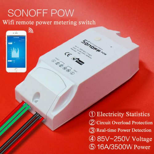*LOCAL STOCK* 2 Pack Sonoff POW (Save Power) 16A DIY Wi-Fi Wireless Switch For Smart Home