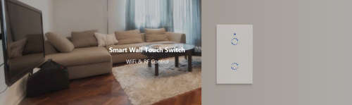 **Local Stock**  1 Way Sonoff Glass Panel Touch Wifi Light Wall Switch Touch LED Lights Switch Panel