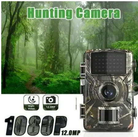 12MP Waterproof Game Trail Hunting Camera - IR Night Vision - HD Video Function 12MP Waterproof Game
