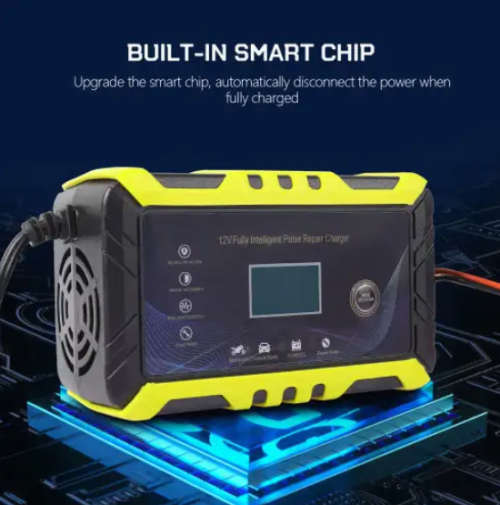 12V 6A Motorcycle Car Battery Charger Intelligent Automatic Pulse Repair 12V 6A Motorcycle Car Batte